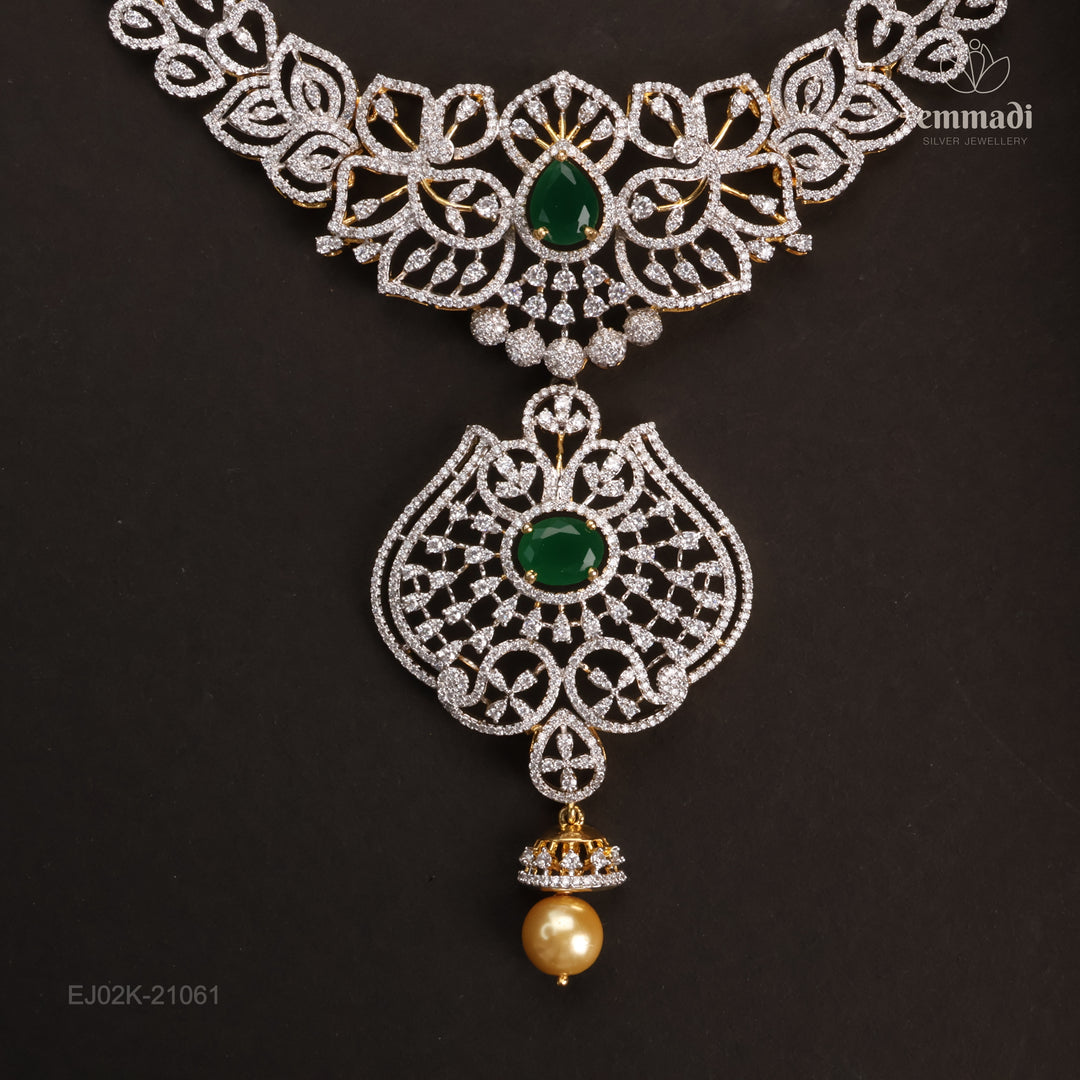 Short Necklace Premium Cz