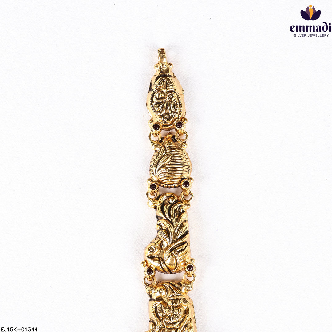 Long Necklace Kundan Nakshi