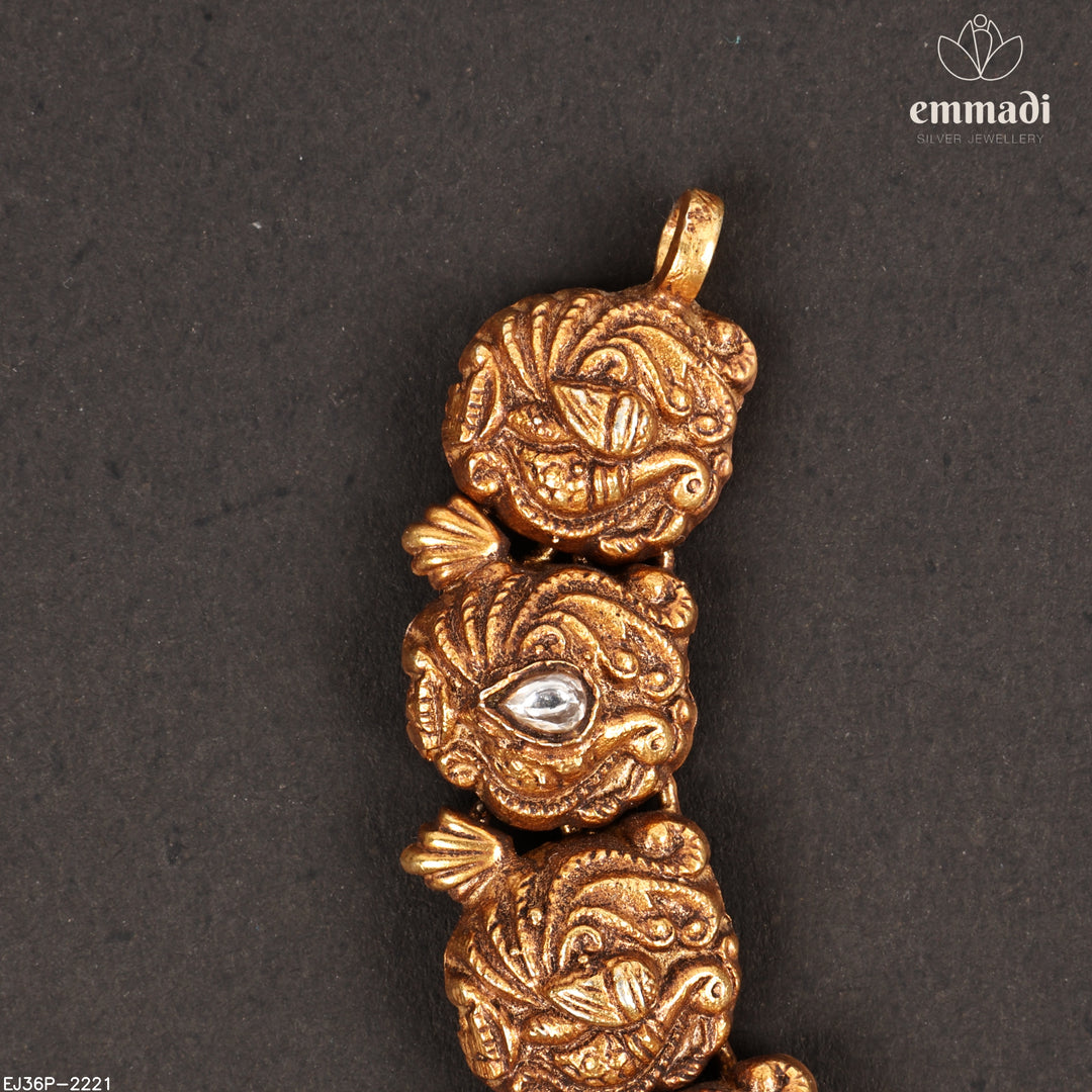 Short Necklace Kundan Nakshi