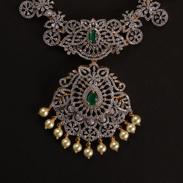 Short Necklace Premium Cz