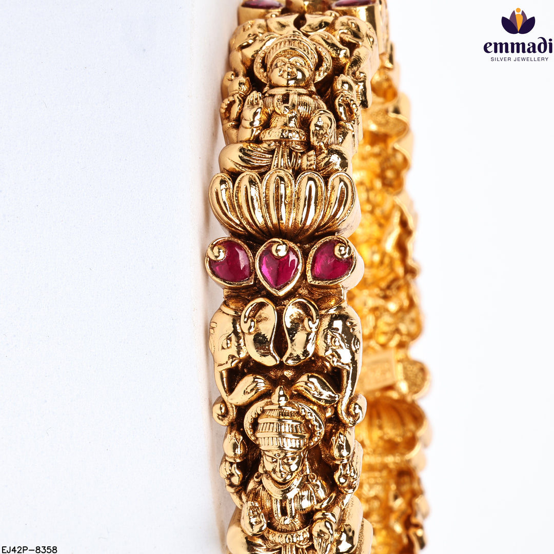 Bangles Premium Kundan Nakshi