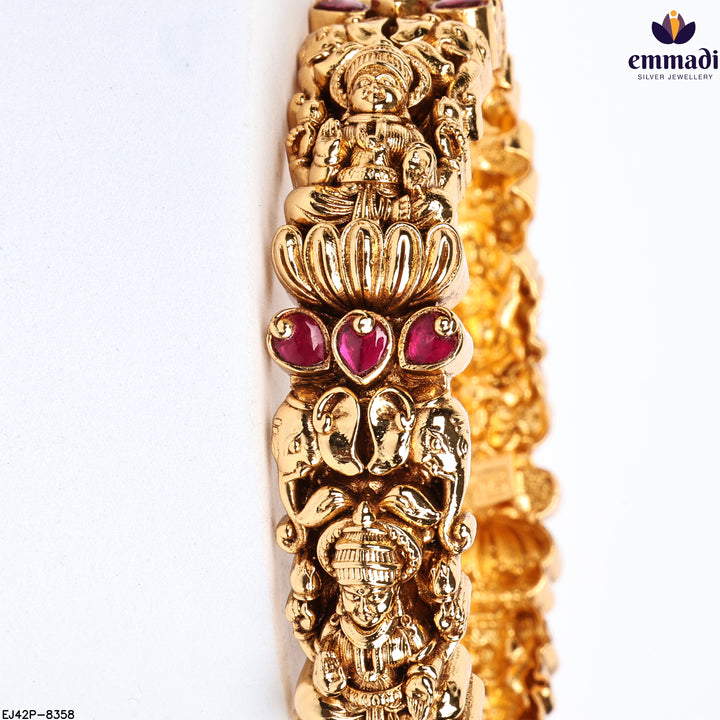 Bangles Premium Kundan Nakshi