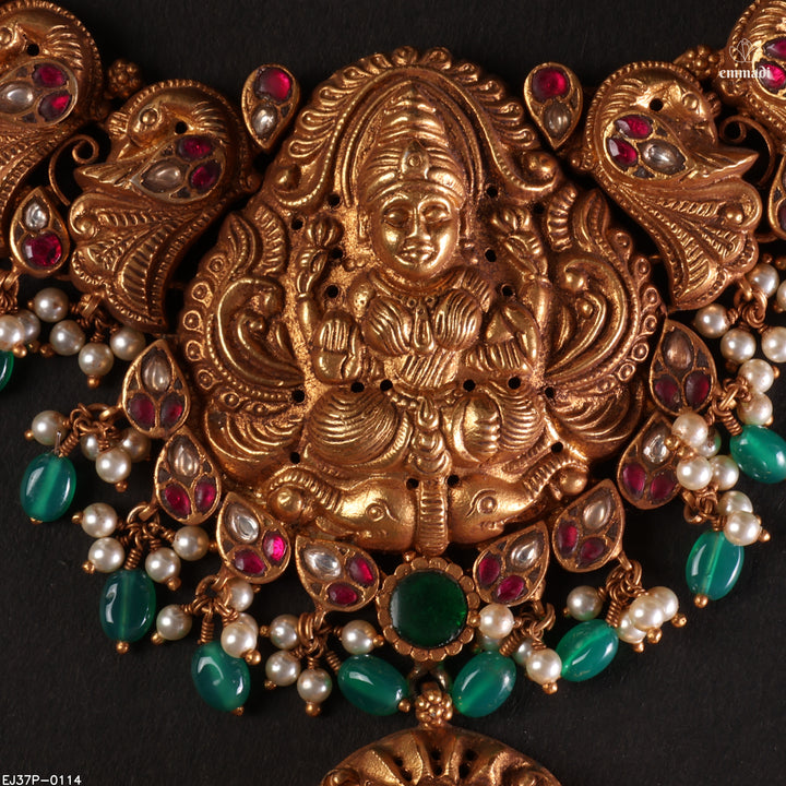 Short Necklace Kundan Nakshi
