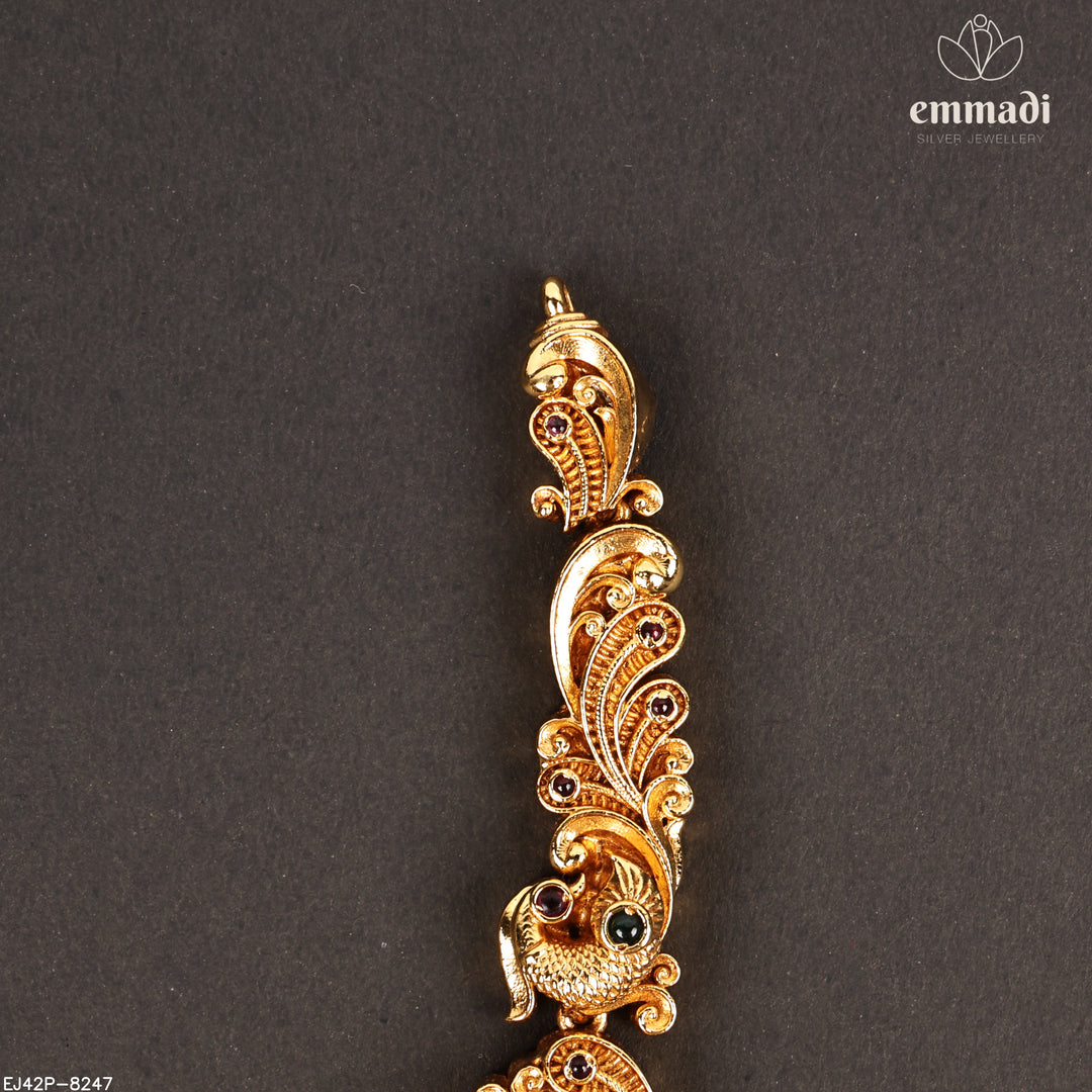 Short Necklace Premium Nakshi