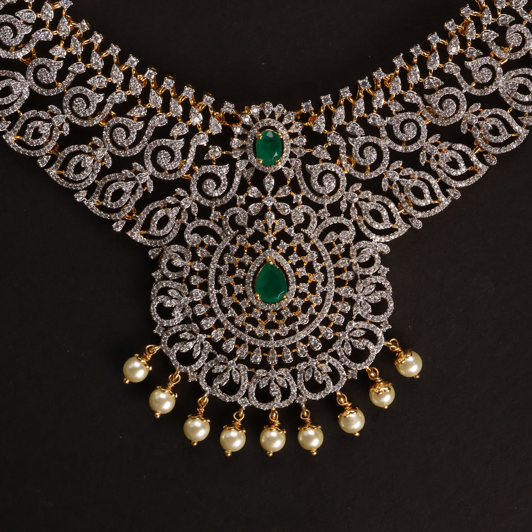 Short Necklace Premium Cz