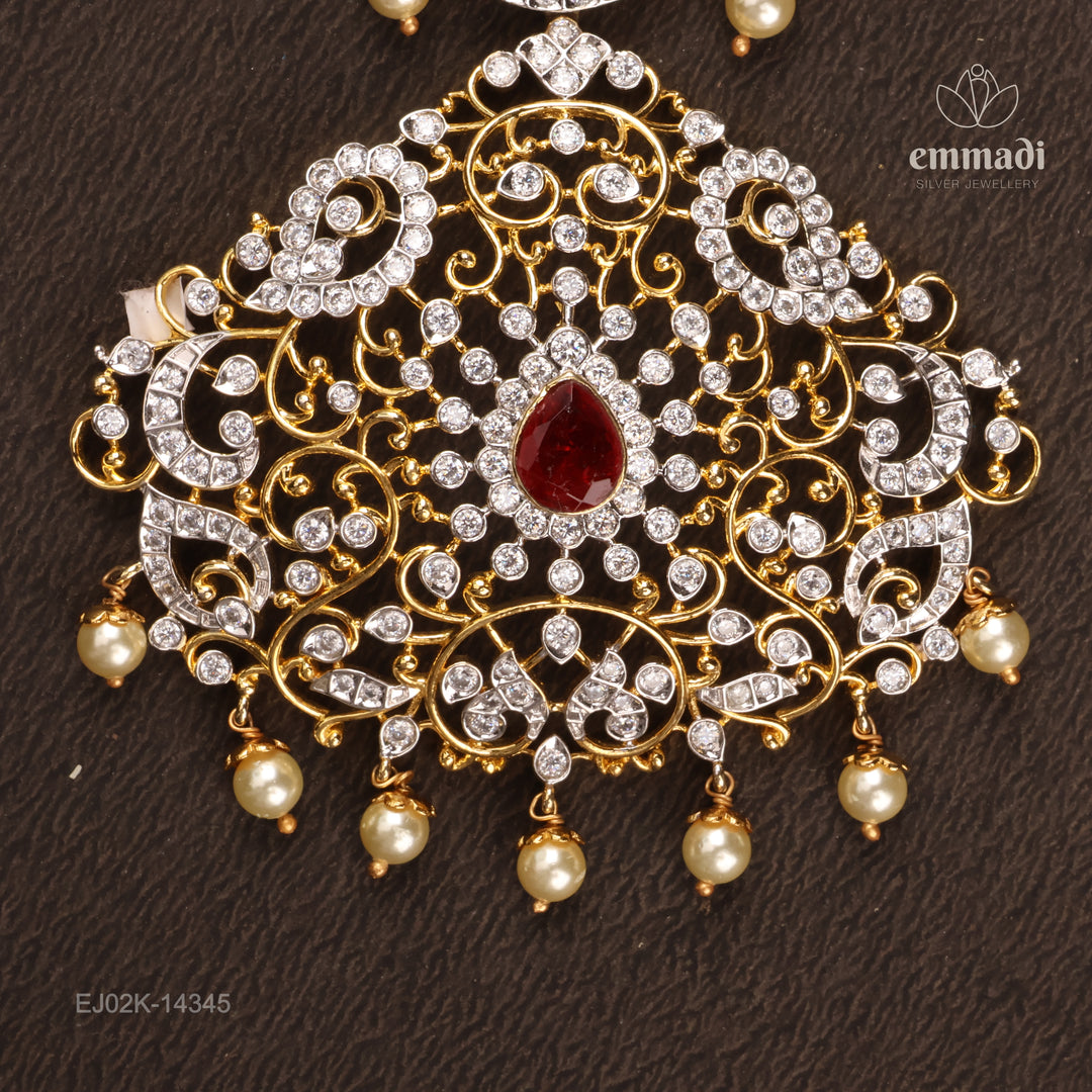 Long Necklace Premium Cz