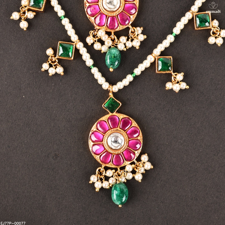Long Necklace Kundan