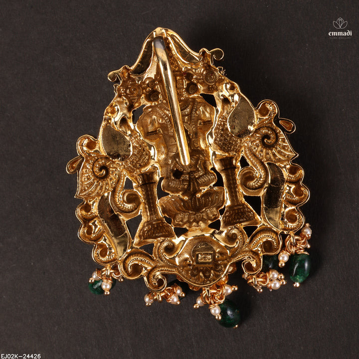 Pendant Premium Kundan Nakshi