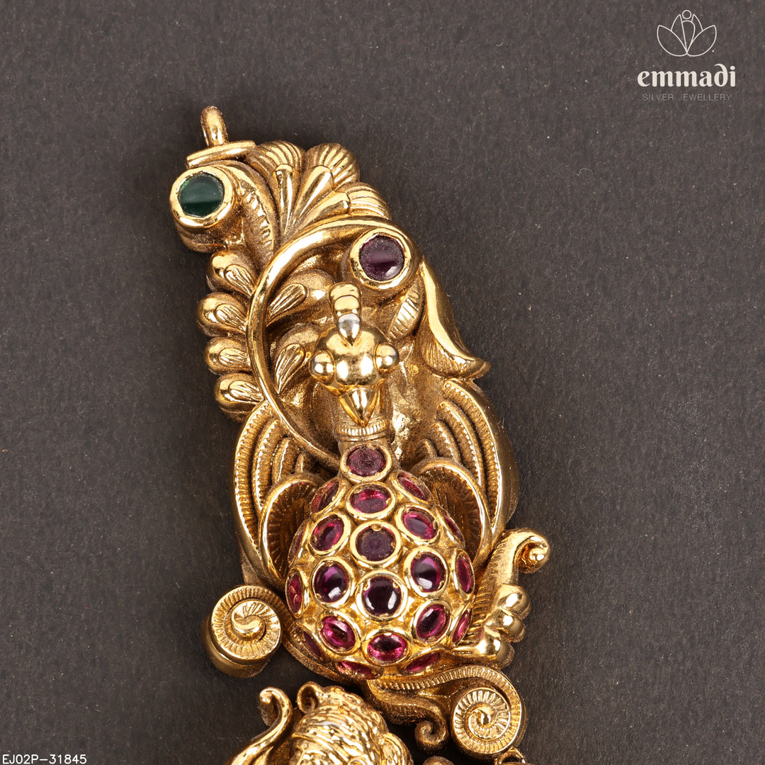Short Necklace Premium Nakshi