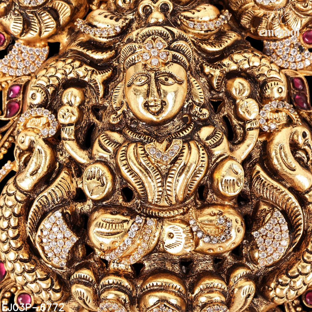 Long Necklace Kundan Nakshi