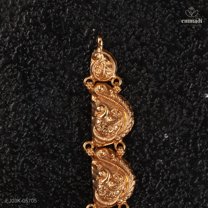 Long Necklace Kundan Nakshi