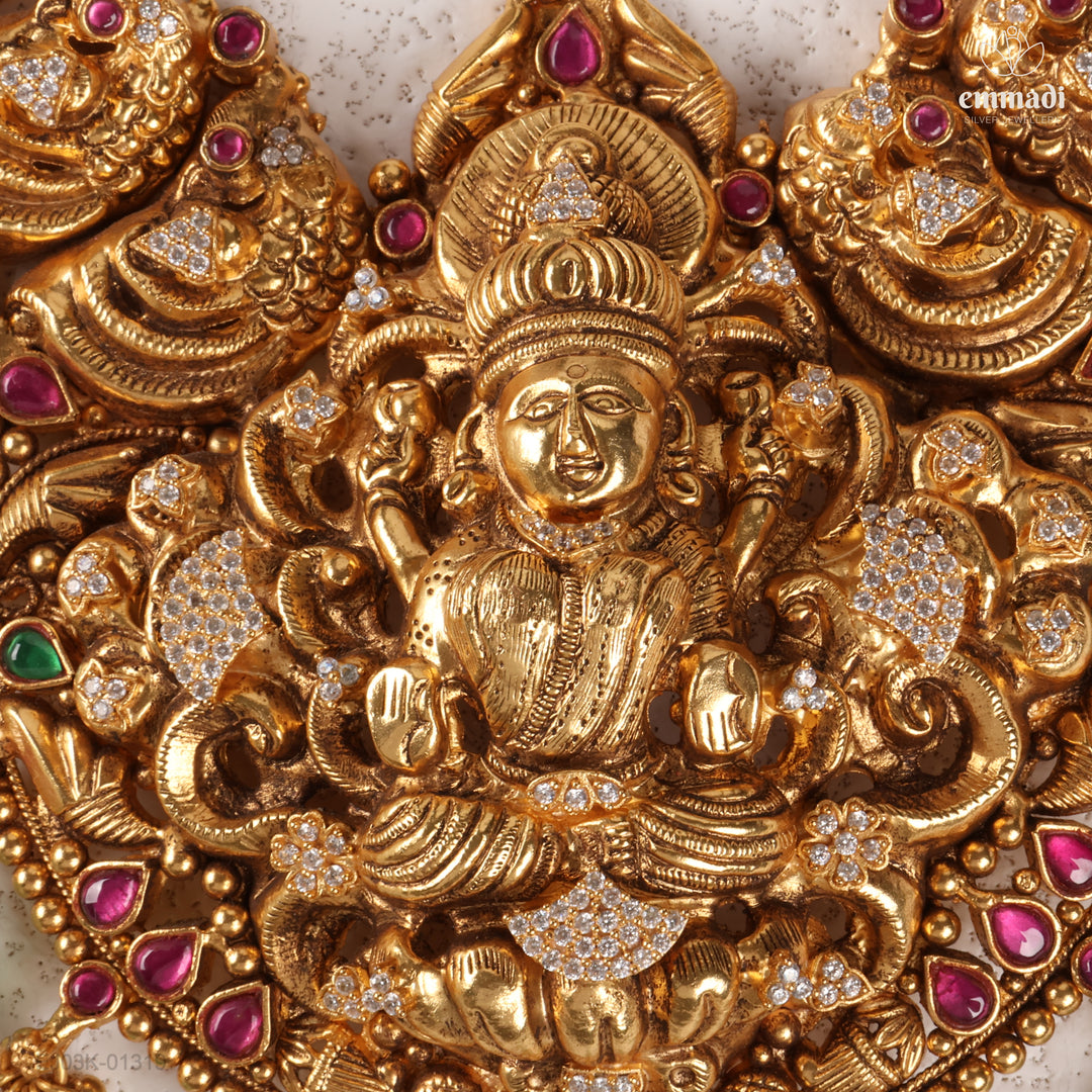 Long Necklace Kundan Nakshi