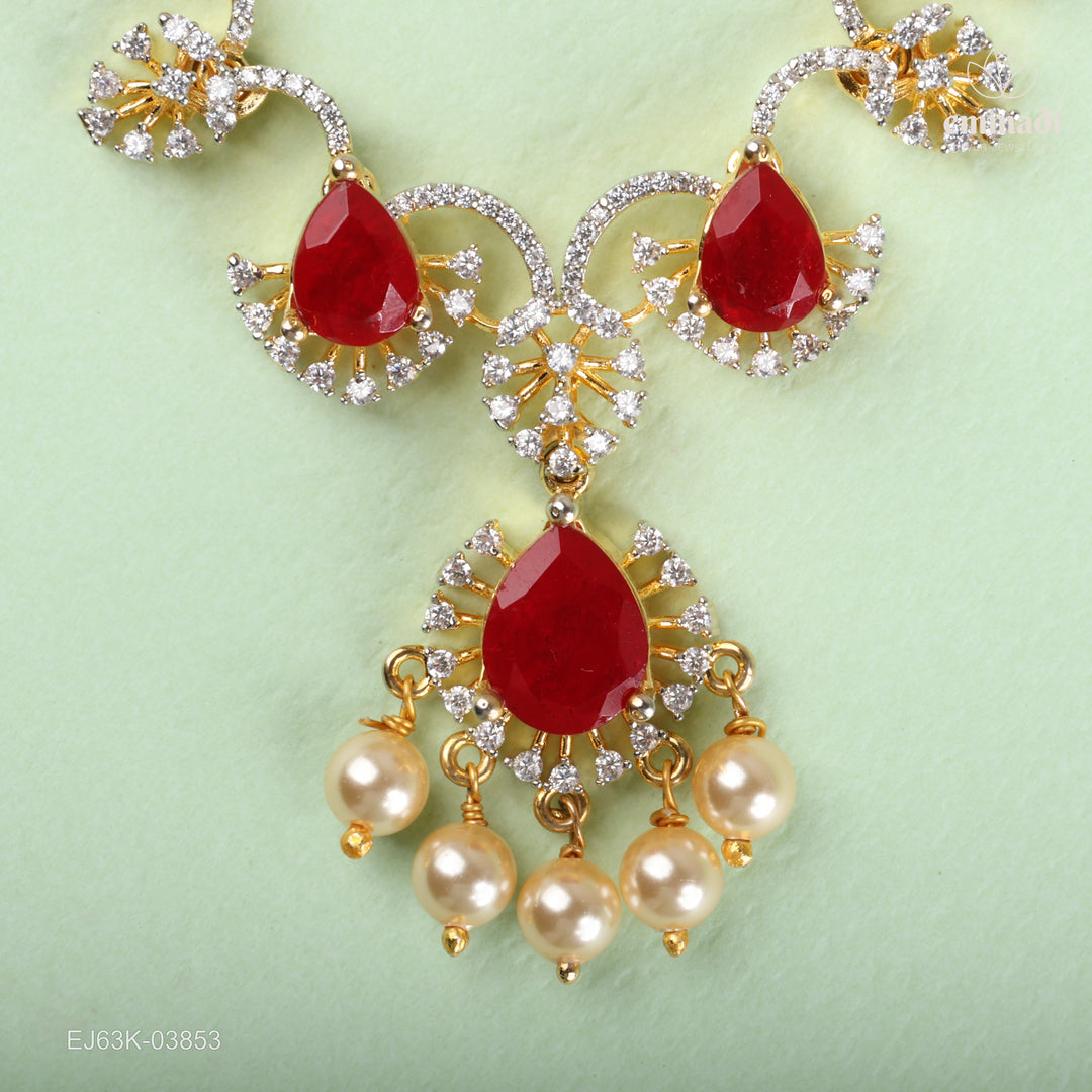 Long Necklace Premium Cz
