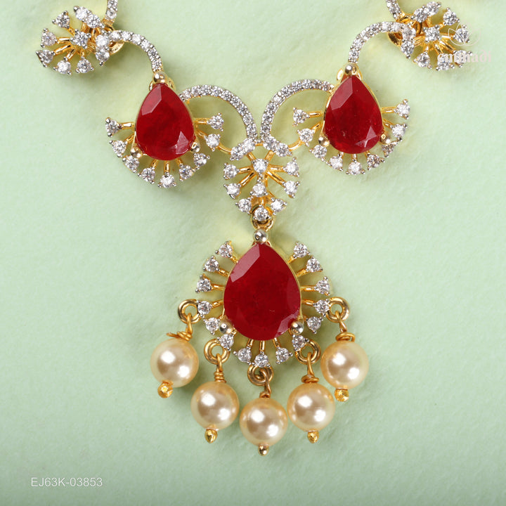 Long Necklace Premium Cz
