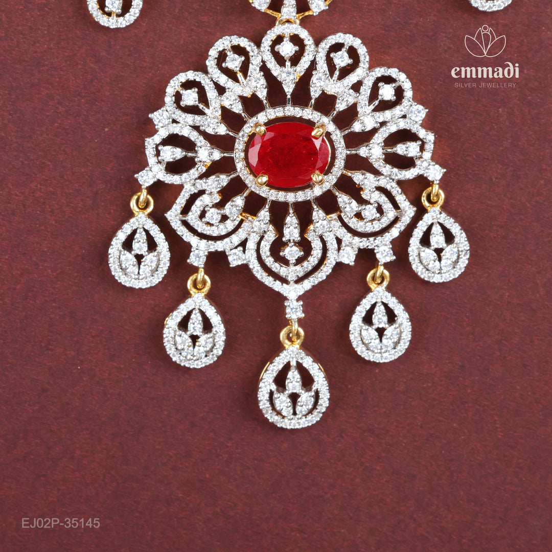 Long Necklace Premium Cz