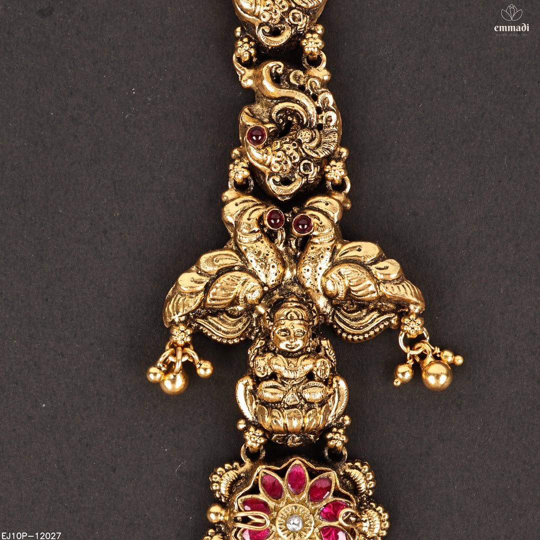 Long Necklace Kundan Nakshi