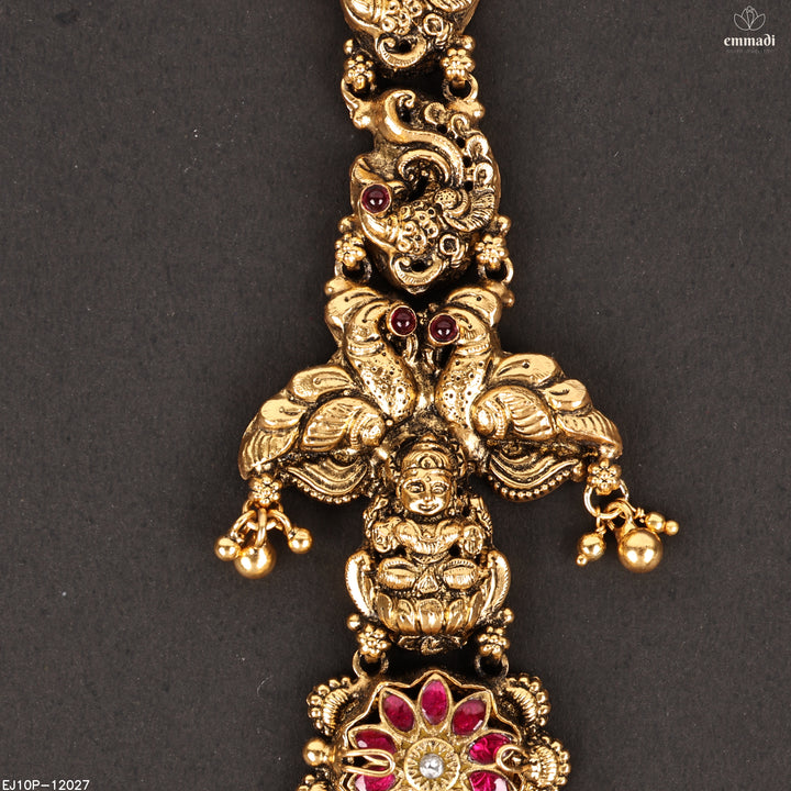 Long Necklace Kundan Nakshi