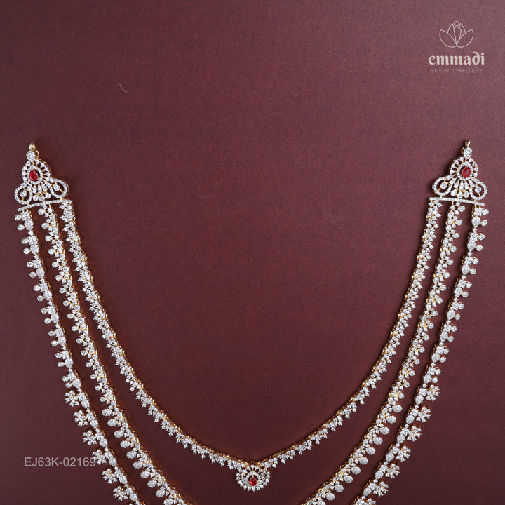 Long Necklace Premium Cz