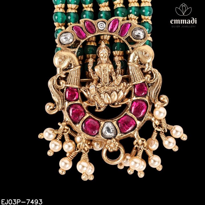 Long Necklace Kundan Nakshi