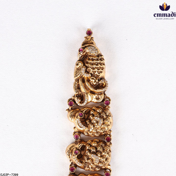 Long Necklace Kundan Nakshi