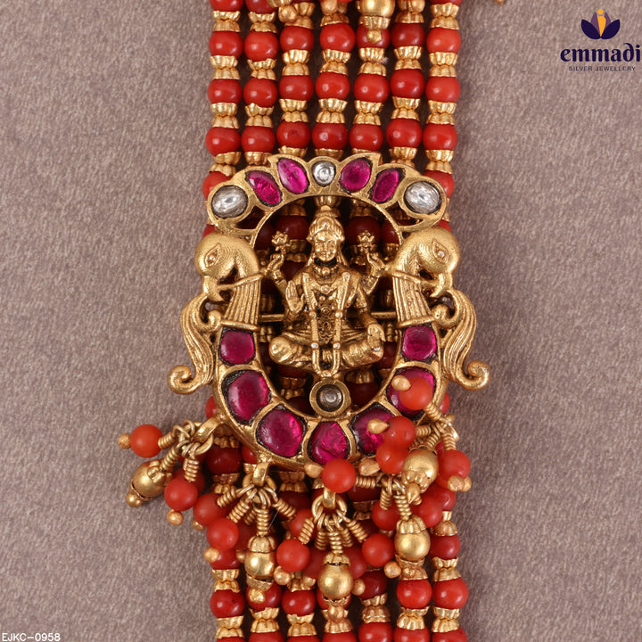 Long Necklace Kundan Nakshi