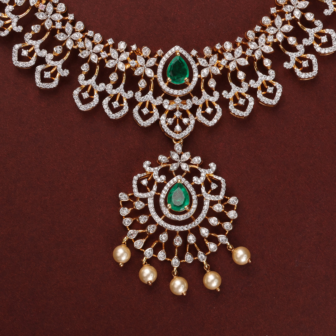 Short Necklace Premium Cz