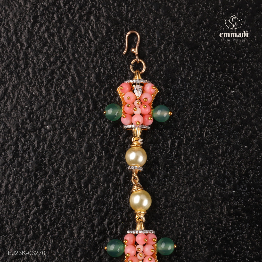 Long Necklace Gem Stone