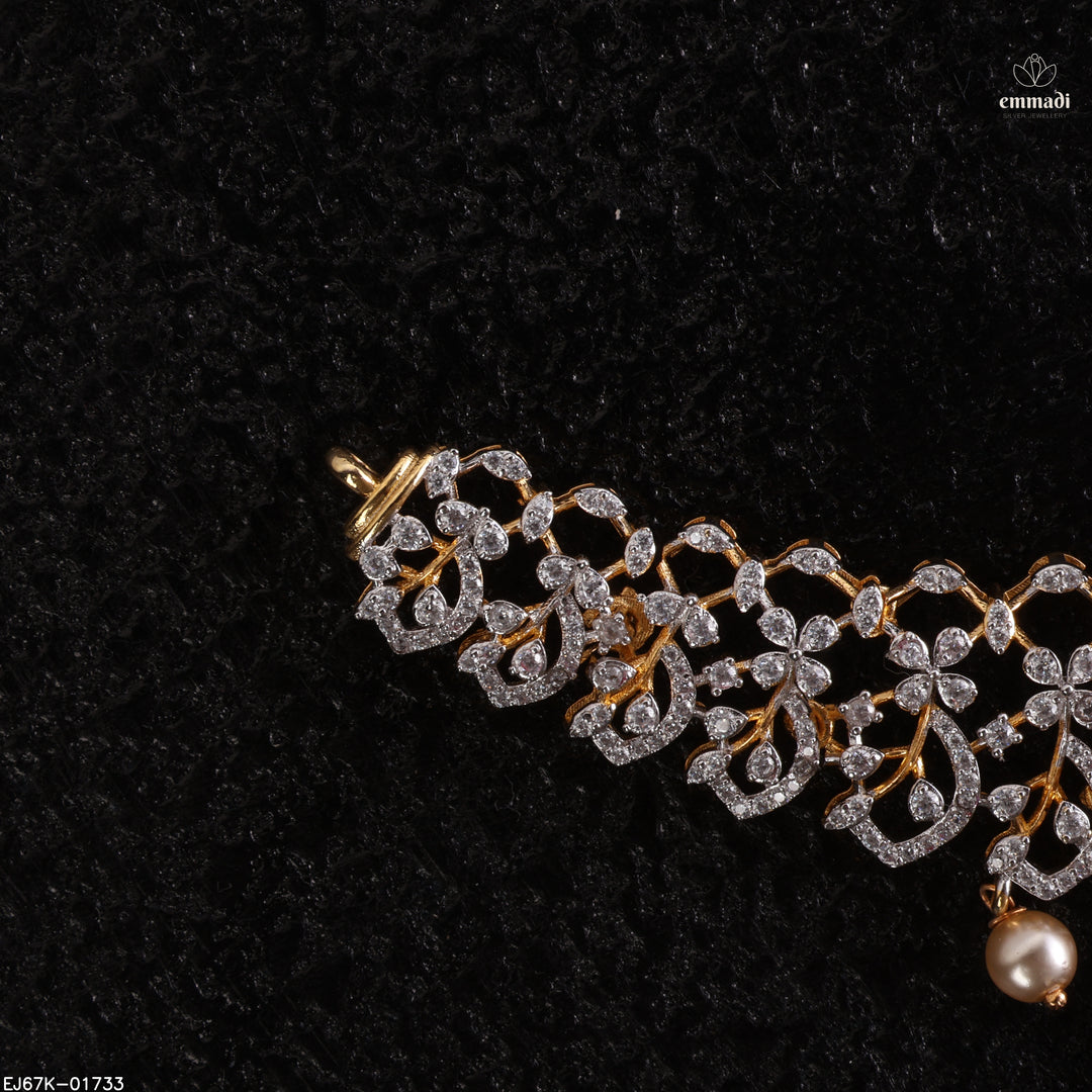 Short Necklace Premium Cz