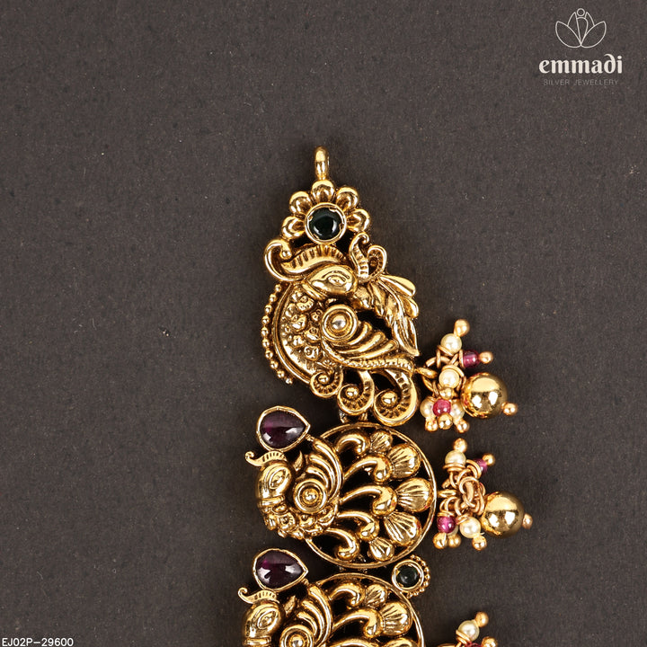 Short Necklace Premium Nakshi