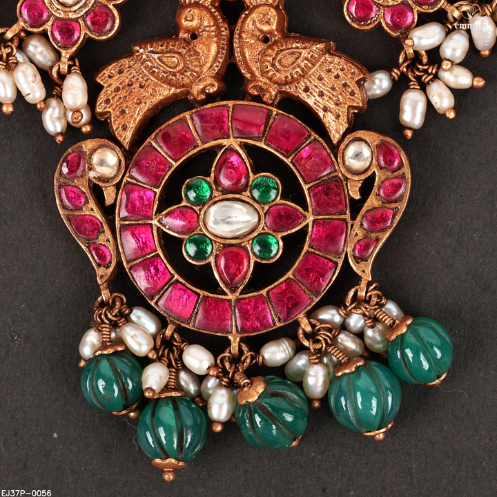 Short Necklace Kundan Nakshi