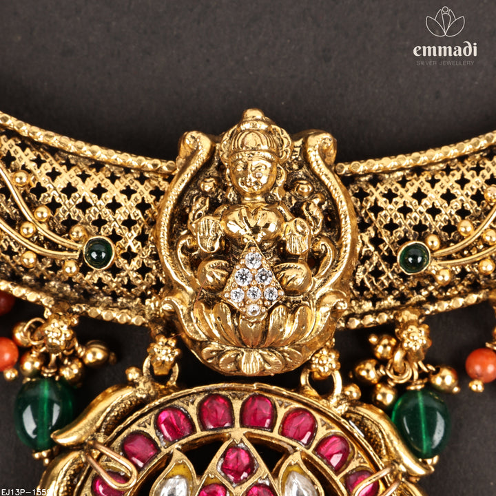 Short Necklace Kundan Nakshi