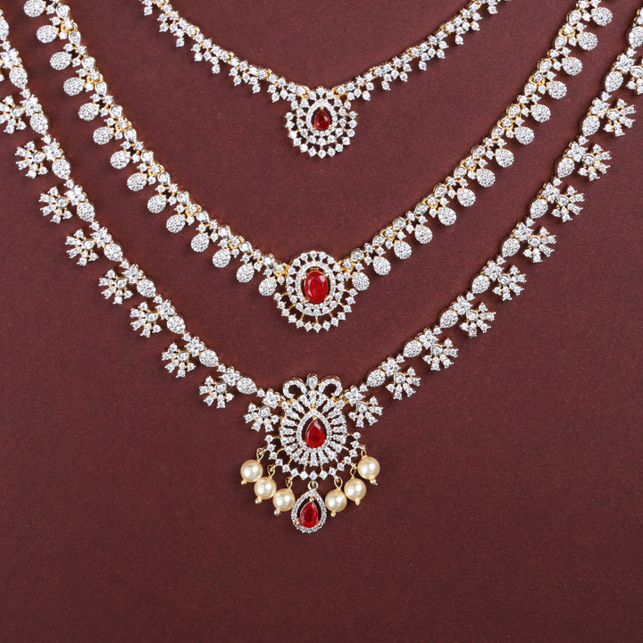 Long Necklace Premium Cz