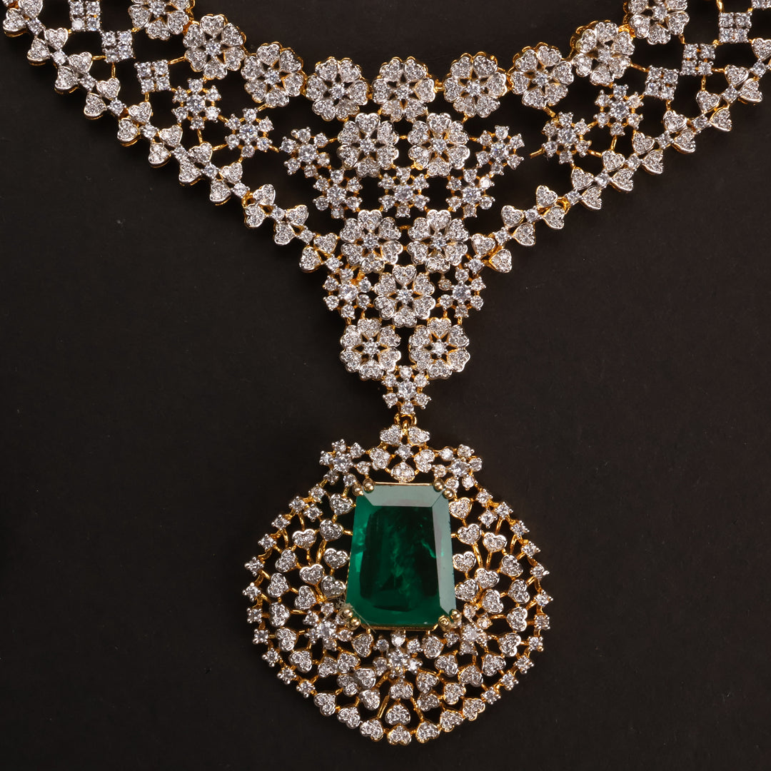 Short Necklace Premium Cz