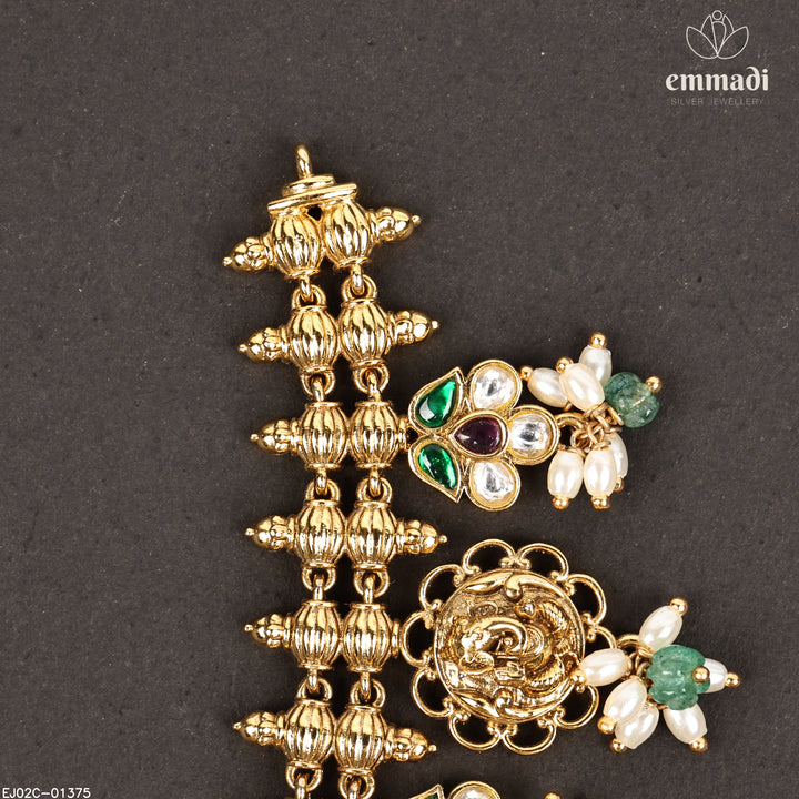 Short Necklace Kundan Nakshi
