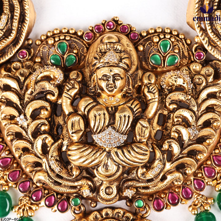 Long Necklace Kundan Nakshi