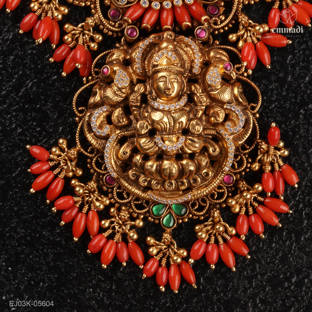 Long Necklace Kundan Nakshi