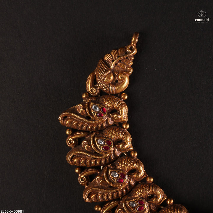 Short Necklace Kundan Nakshi