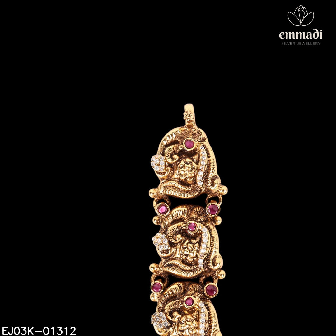 Long Necklace Kundan Nakshi