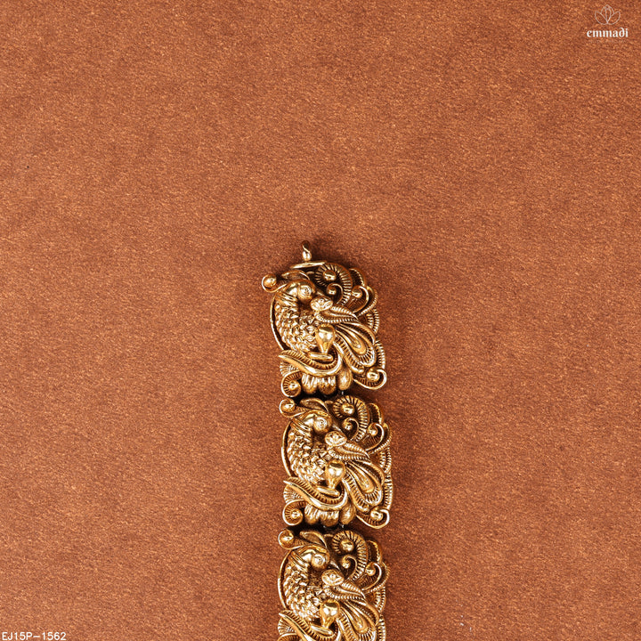 Long Necklace Moissanite Nakshi