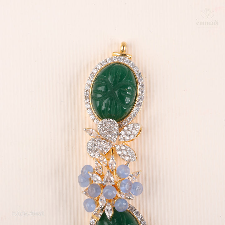 Short Necklace Gem Stone