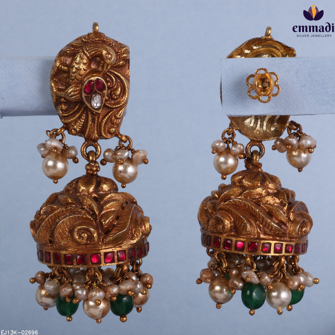 Jhumka Kundan Nakshi