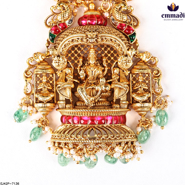 Long Necklace Kundan Nakshi