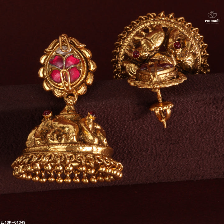 Jhumka Kundan Nakshi