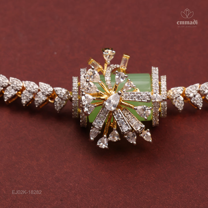 Short Necklace Premium Cz