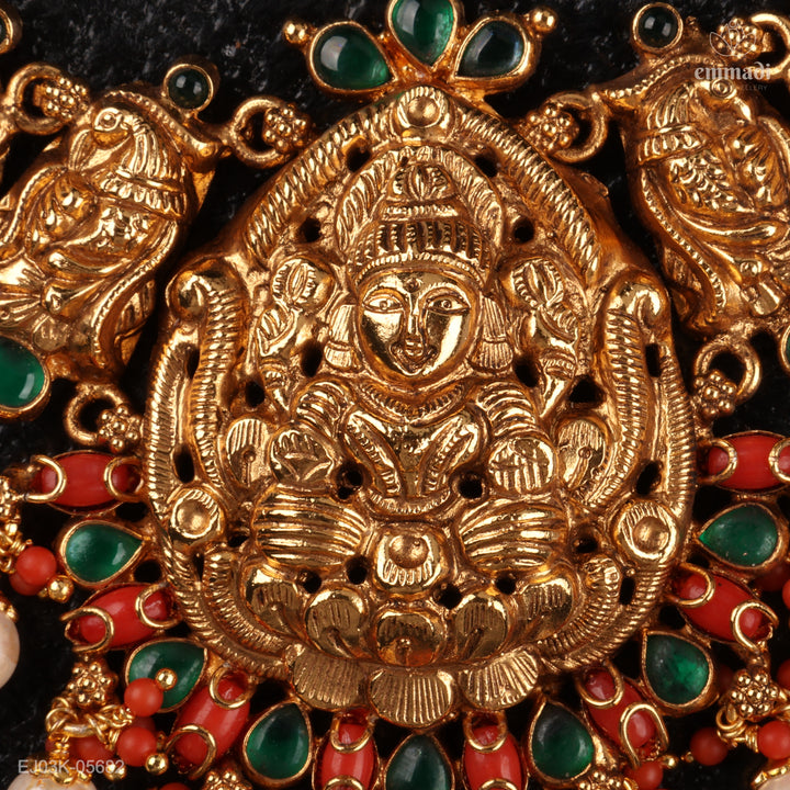 Short Necklace Kundan Nakshi