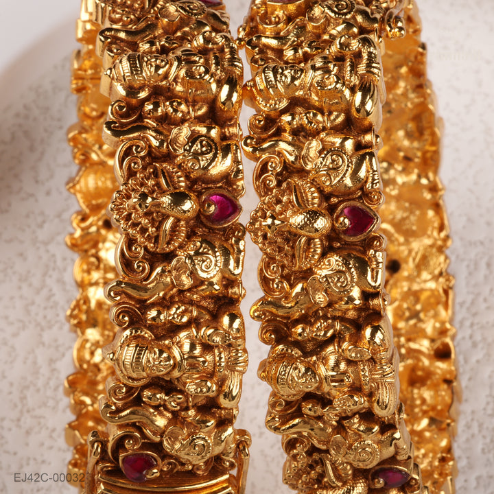 Bangles Premium Kundan Nakshi