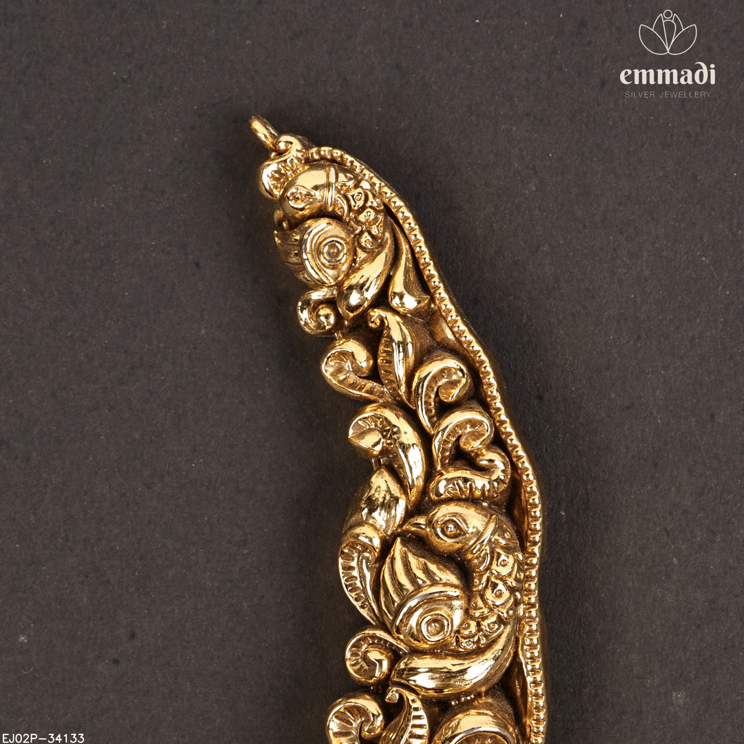 Short Necklace Premium Nakshi