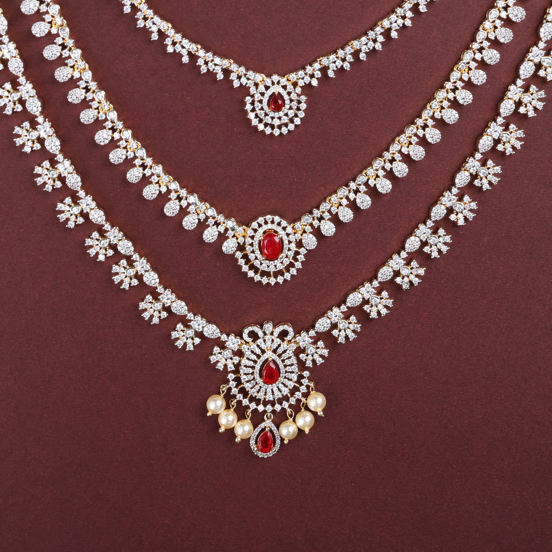 Long Necklace Premium Cz