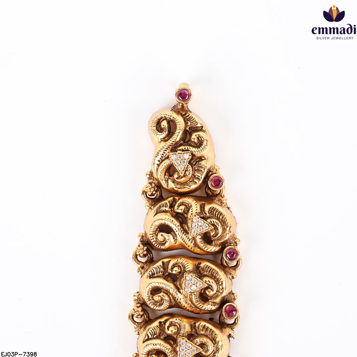 Long Necklace Kundan Nakshi