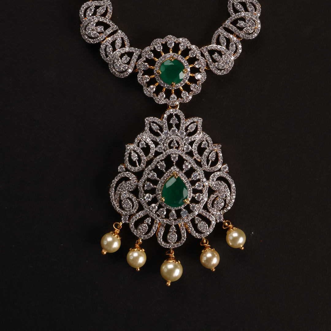 Short Necklace Premium Cz